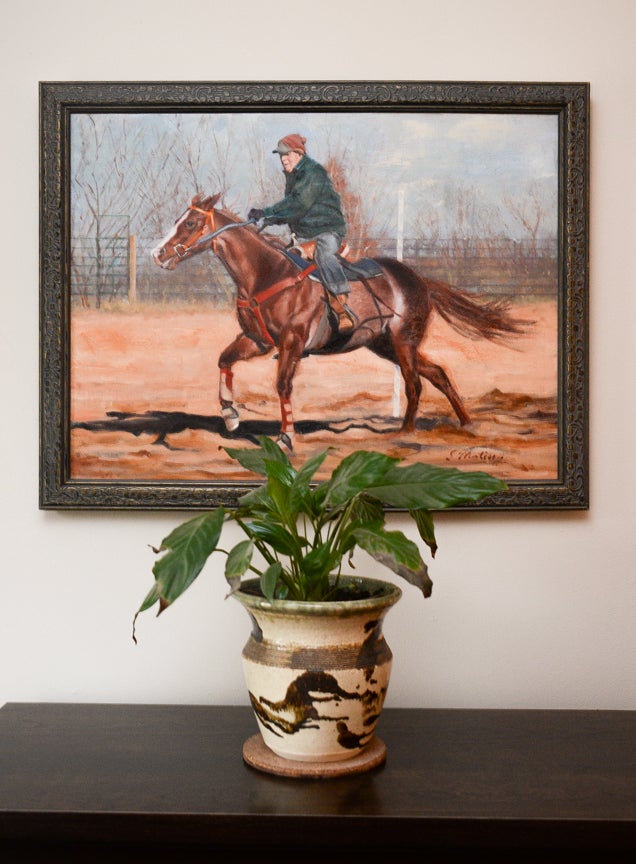 And she’s off! Local artist Sharon Matisoff looking to break into world of equine art