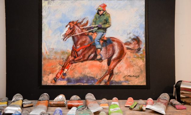 And she’s off! Local artist Sharon Matisoff looking to break into world of equine art