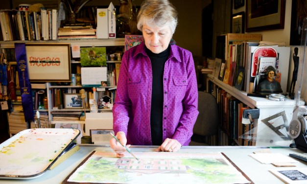 Paint runs through Sallie Clay Lanham’s veins