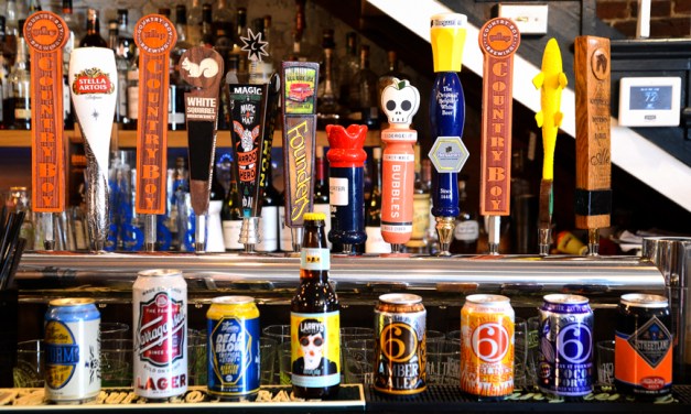 Bourbon on Main serving craft beers, bourbon and food