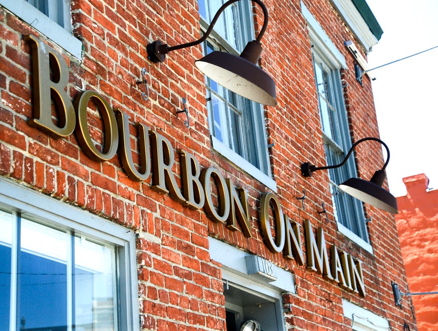 Bourbon on Main serving craft beers, bourbon and food