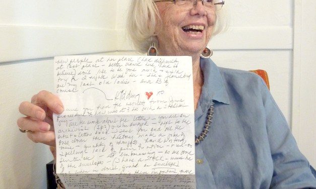 Mail art: Longtime friends Ellen Glasgow and Sandra MacDiarmid exchange handwritten letters with intricate drawings on the envelopes for more than 60 years