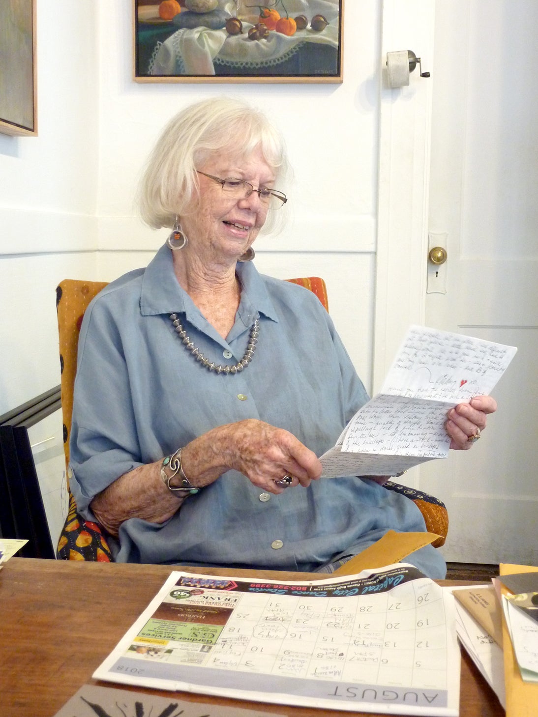 Mail art: Longtime friends Ellen Glasgow and Sandra MacDiarmid exchange handwritten letters with intricate drawings on the envelopes for more than 60 years
