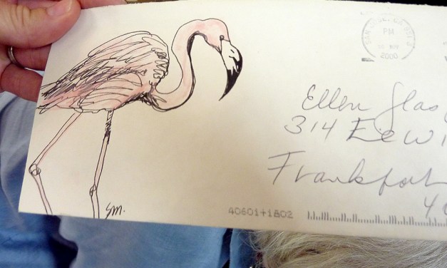 Mail art: Longtime friends Ellen Glasgow and Sandra MacDiarmid exchange handwritten letters with intricate drawings on the envelopes for more than 60 years