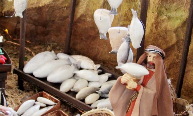 Telling his story: Silvia Viso builds large, authentic nativity