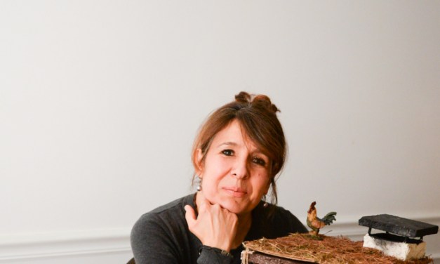 Telling his story: Silvia Viso builds large, authentic nativity