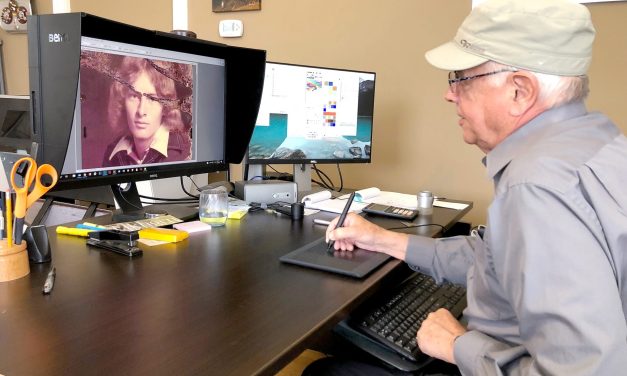 Gene Burch helping make memories last through restoring old photographs