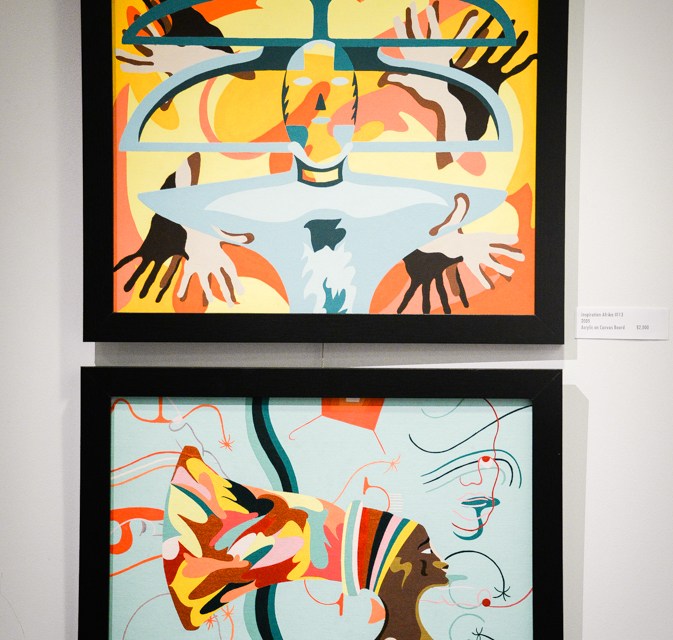 See the future through an African-American lens: The art of Aton on display at Grand Gallery