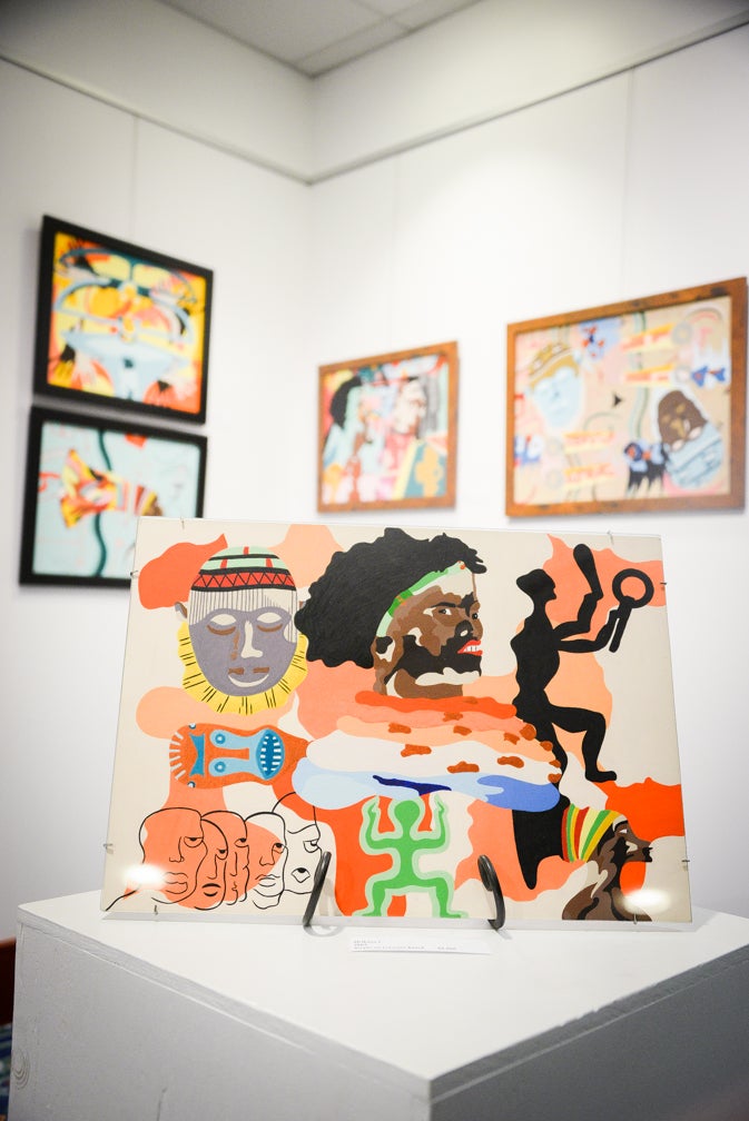 See the future through an African-American lens: The art of Aton on display at Grand Gallery