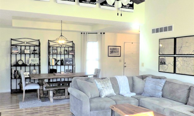 Young couple brings big personality to their cozy home