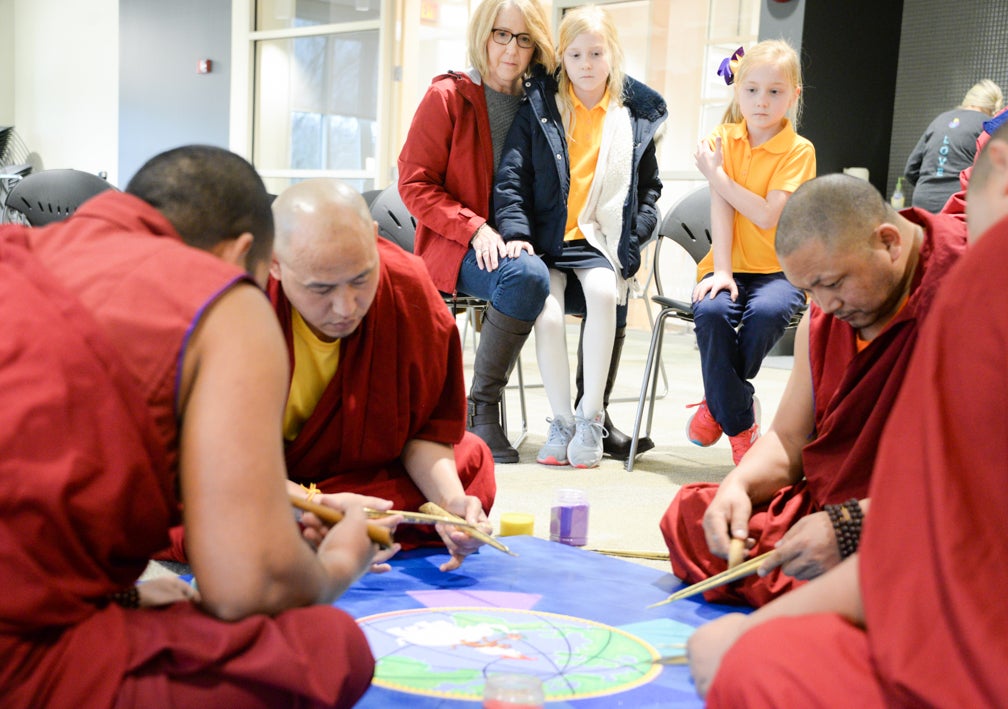 Embracing impermanence: Tibetan monks teach loving kindness, compassion, generosity