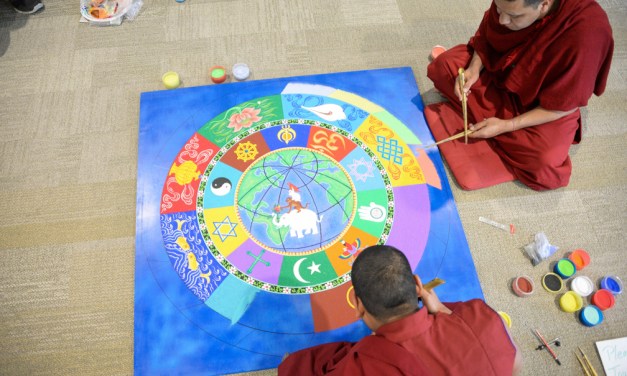Embracing impermanence: Tibetan monks teach loving kindness, compassion, generosity