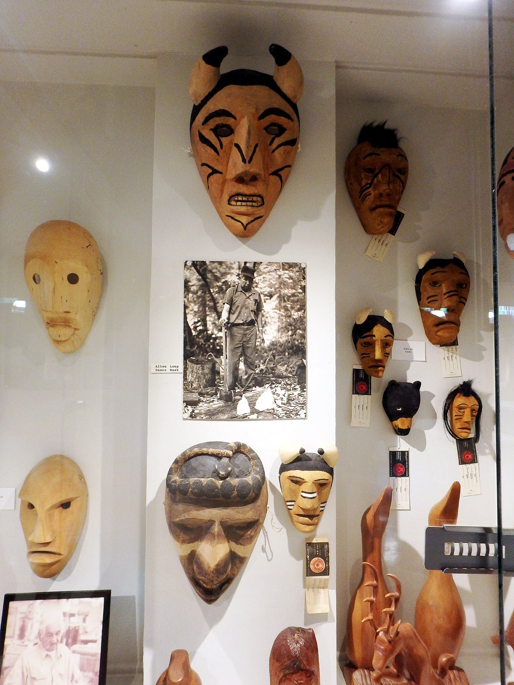 The journey of two Cherokee ceremonial masks