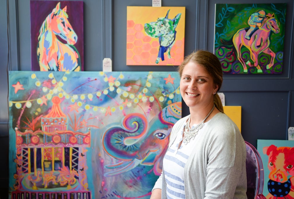 Animal lover brings pop of color to downtown Frankfort