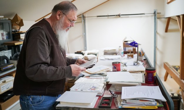 Pressing On: Gray Zeitz creating one-of-a-kind prints of art