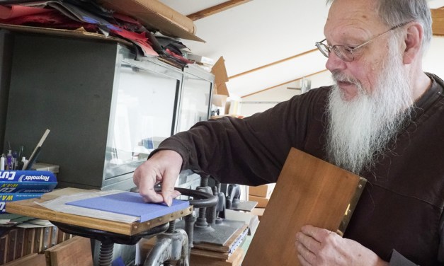 Pressing On: Gray Zeitz creating one-of-a-kind prints of art