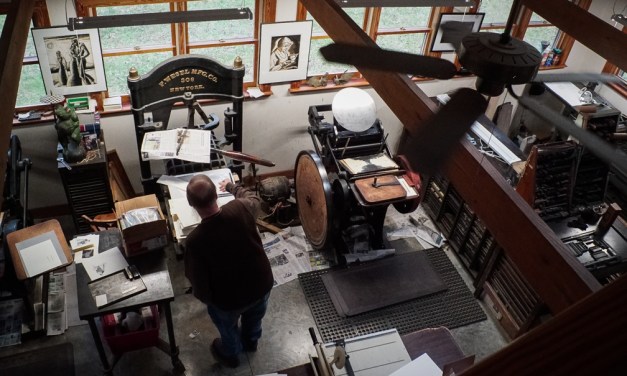 Pressing On: Gray Zeitz creating one-of-a-kind prints of art