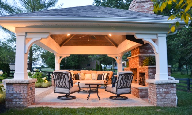 Seeking out shade: Pergola or pavilion might help provide a cool spot this summer