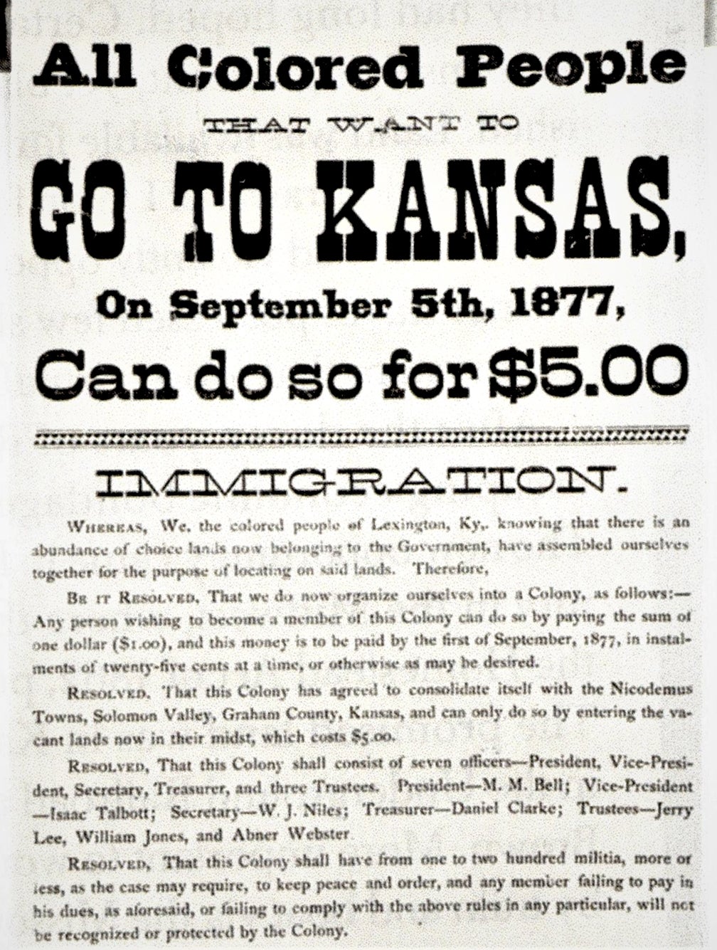 Kansas — The Promise Land