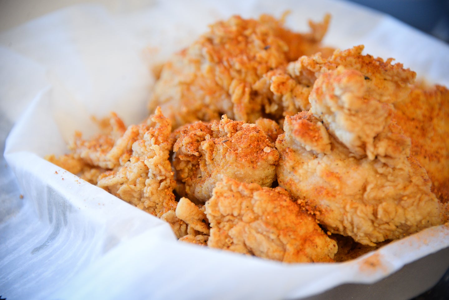 Served hot: Ricky Warfield taking his fried chicken to the next level