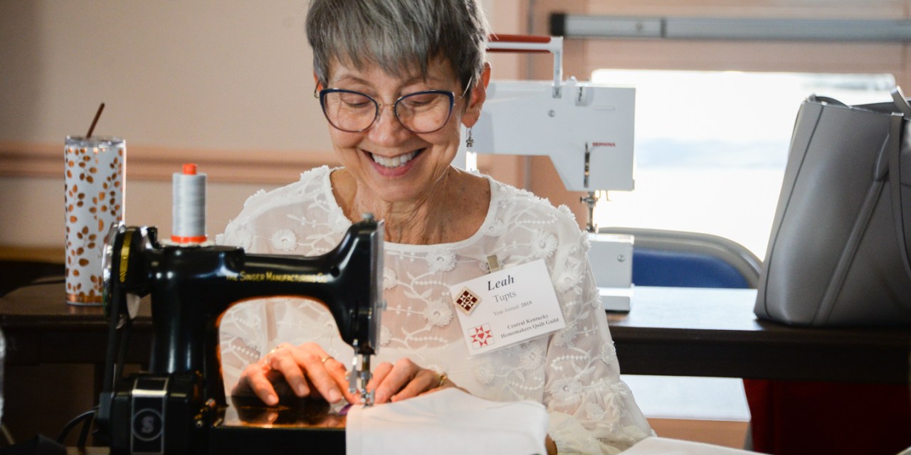 Franklin County Quilt Guild sewing for the community