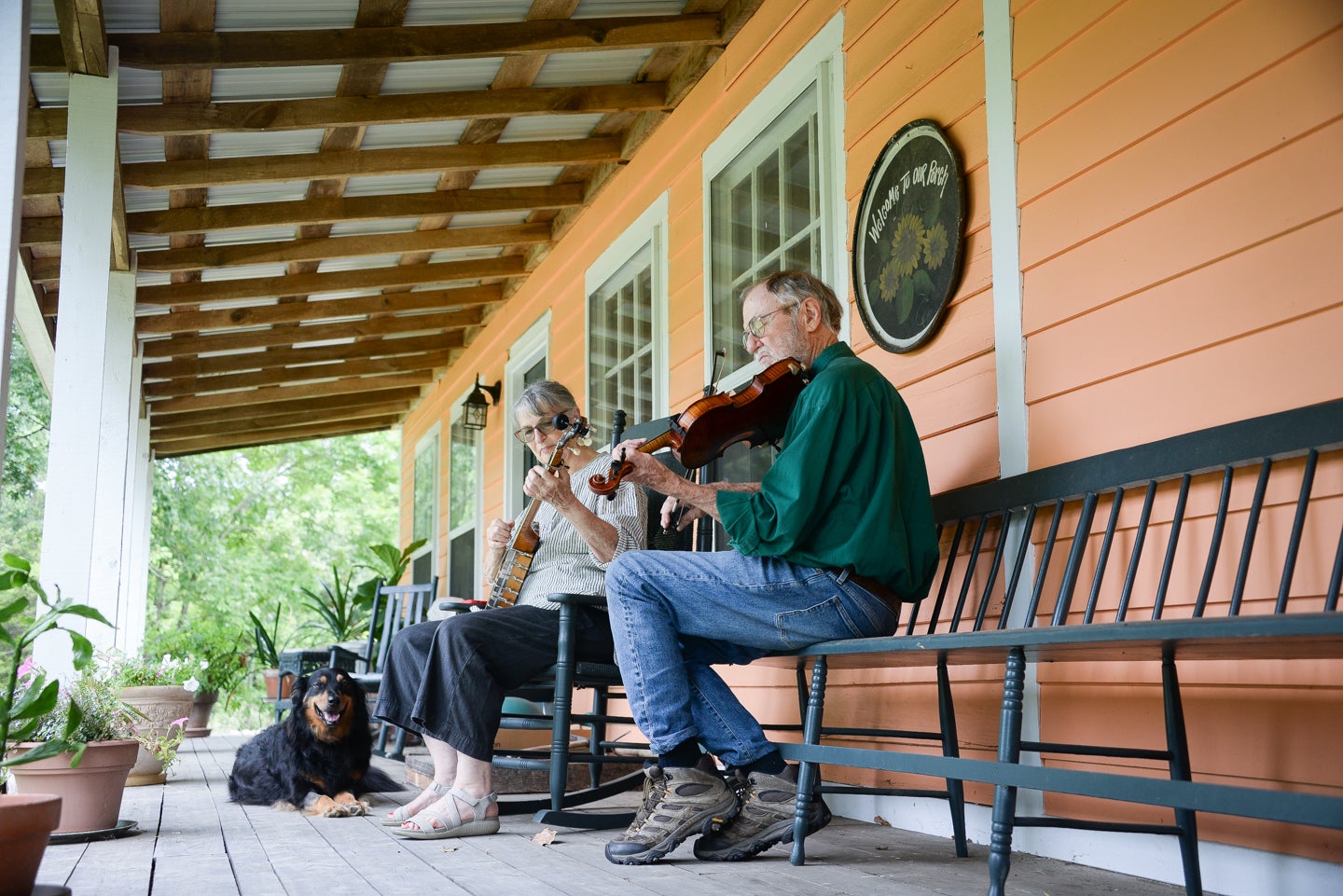 John Harrod making music the traditional way - FRANK. Magazine