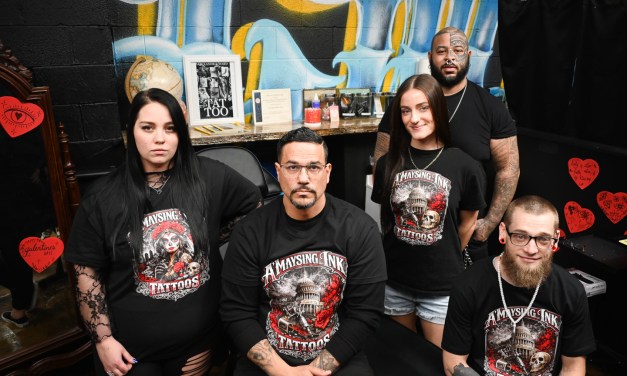 Beyond the ink: Chris Mays resolves to teach, coach and encourage from his pulpit at A’Maysing Ink Tattoos on Holmes Street